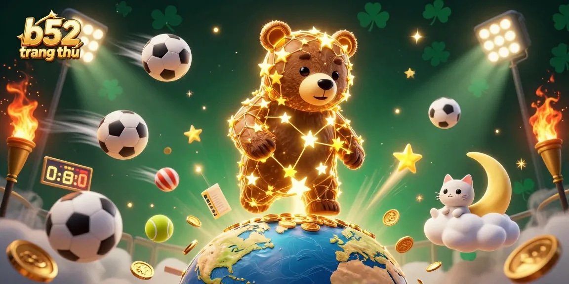 Experience the excitement of b52 trang chủ with a vibrant 3D casino scene filled with action and winning potential.