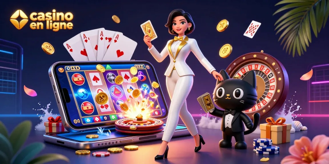 Découvrez les frissons du casino en ligne avec des personnages glamours et des éléments de jeu dynamiques.