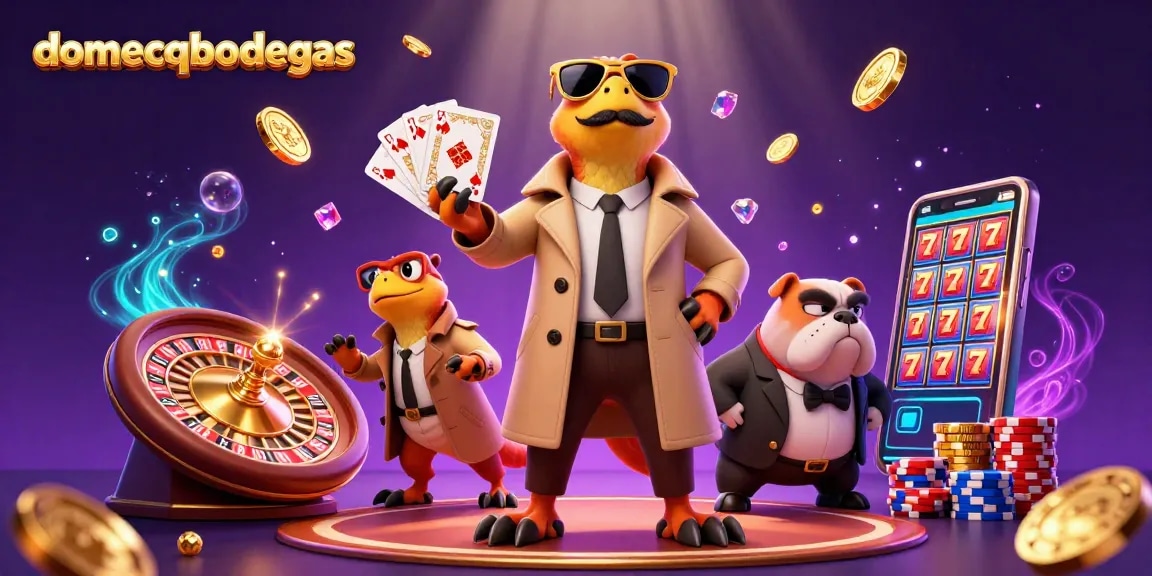 Engage with domecqbodegas and win big at this vibrant casino scene featuring raptors and gems.