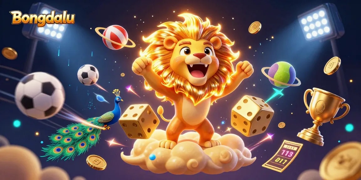 Engage with Bongdalu's thrilling sports betting environment featuring vibrant 3D visuals and dynamic action.