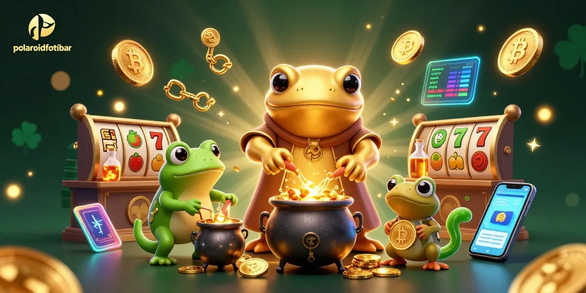 Spin the slots with polaroidfotobar, featuring golden alchemists and jackpot prizes.