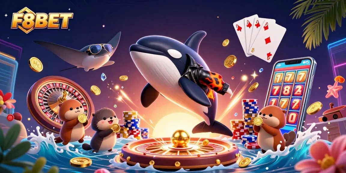 Engage in thrilling gaming adventures at F8BET with exciting characters and dynamic casino elements.