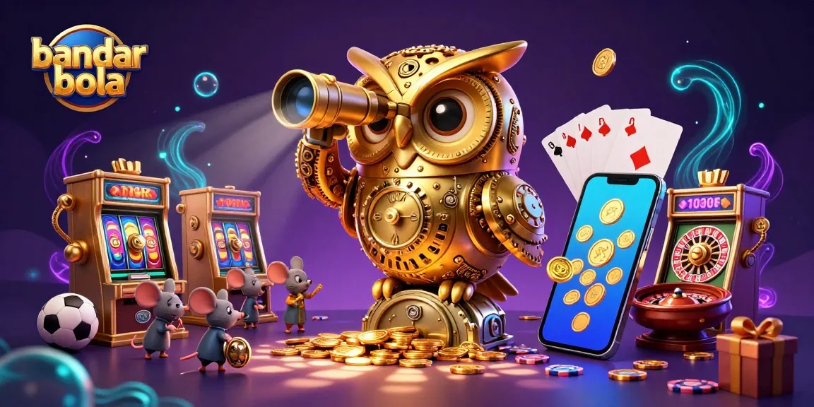 Place bets with bandar bola in an ultra-detailed 3D casino illustration showcasing exciting gaming elements.
