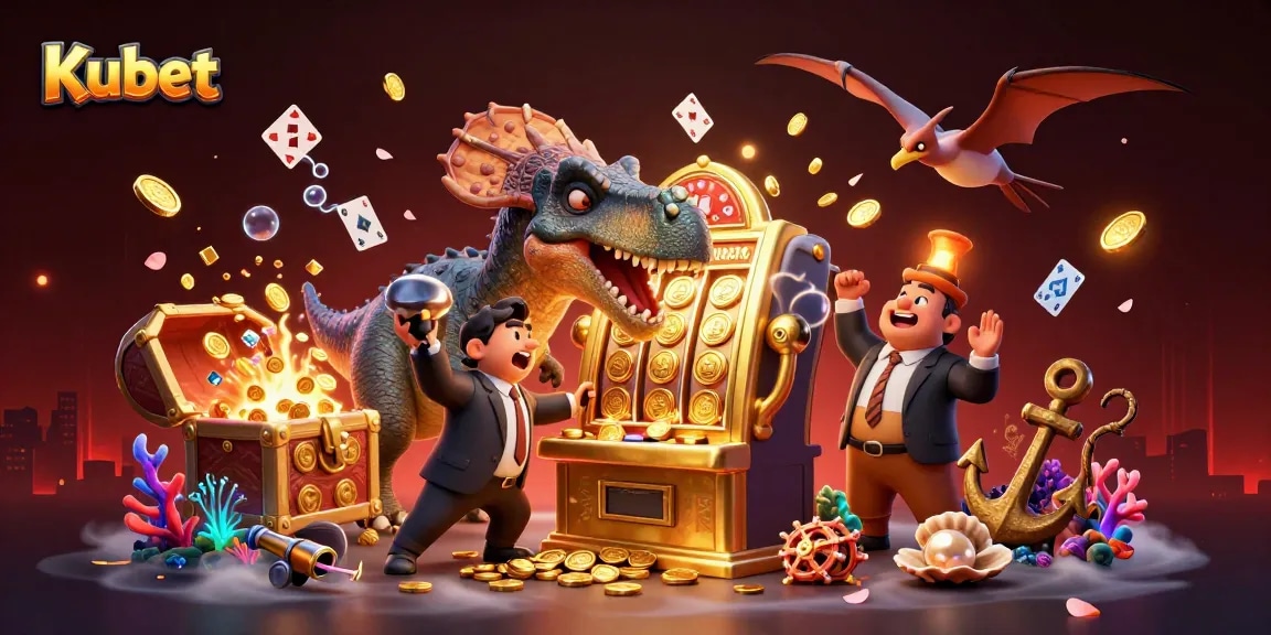 Kubet menghadirkan jackpot koin dengan ilustrasi unik dinosaur yang memukau.