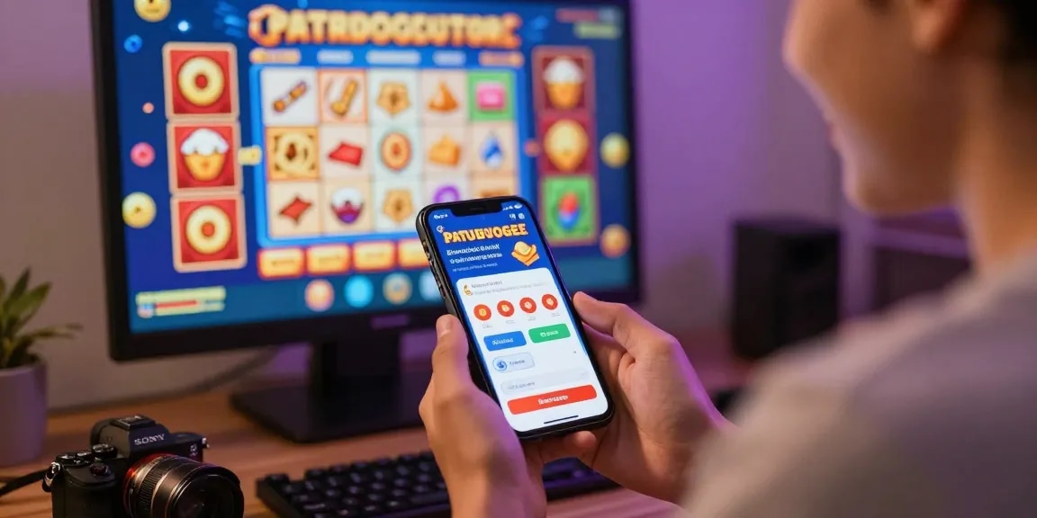 Pengguna ratutogel sedang menikmati akses layanan togel online di ponsel.