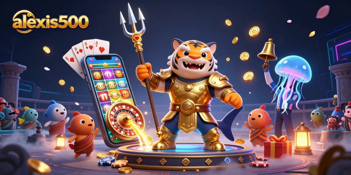 Experience thrilling wins at alexis500 with an energetic scene full of slot games and gold coins.