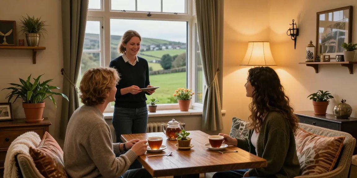 Accommodation Skipton at Town House B&B welcoming guests with cozy ambience and scenic Yorkshire Dales.