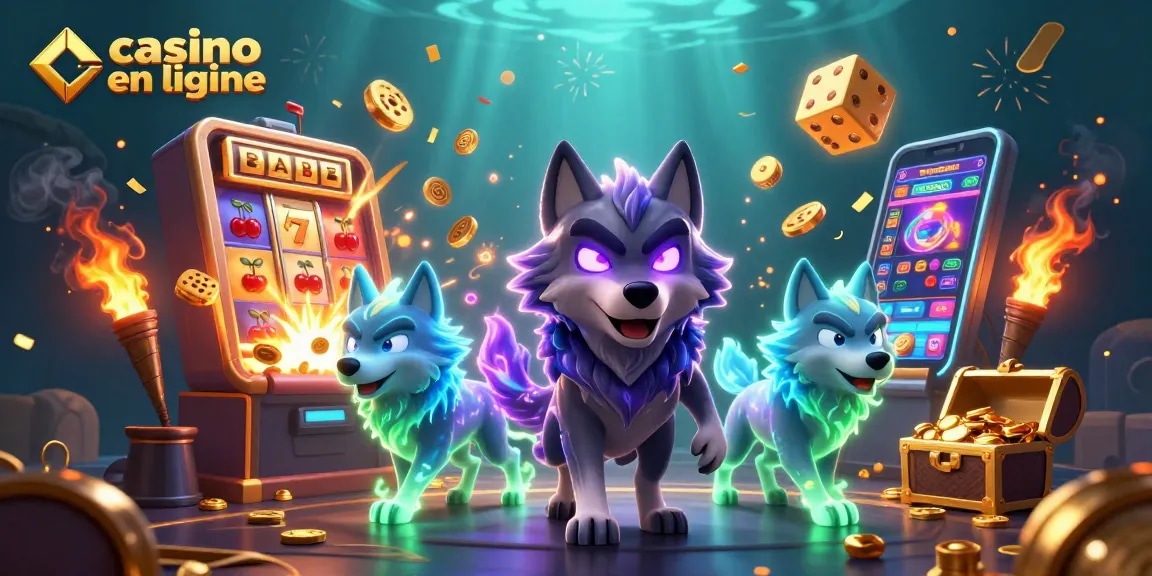 Vivez des jeux passionnants au casino en ligne avec des machines à sous vibrantes et des loups fantomatiques.