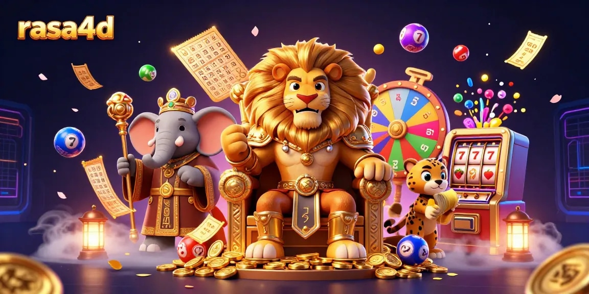 Spin your way to victory with the vibrant aspects of rasa4d lottery illustration!