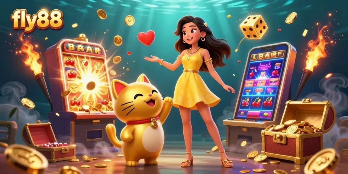 Experience thrilling wins with fly88's exciting casino games and vibrant animations.
