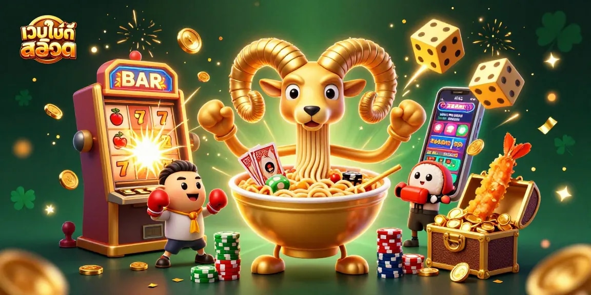 สัมผัสประสบการณ์เว็บไซต์สล็อต ด้วยการสนุกสนานจากเกมสล็อตที่ตื่นเต้น