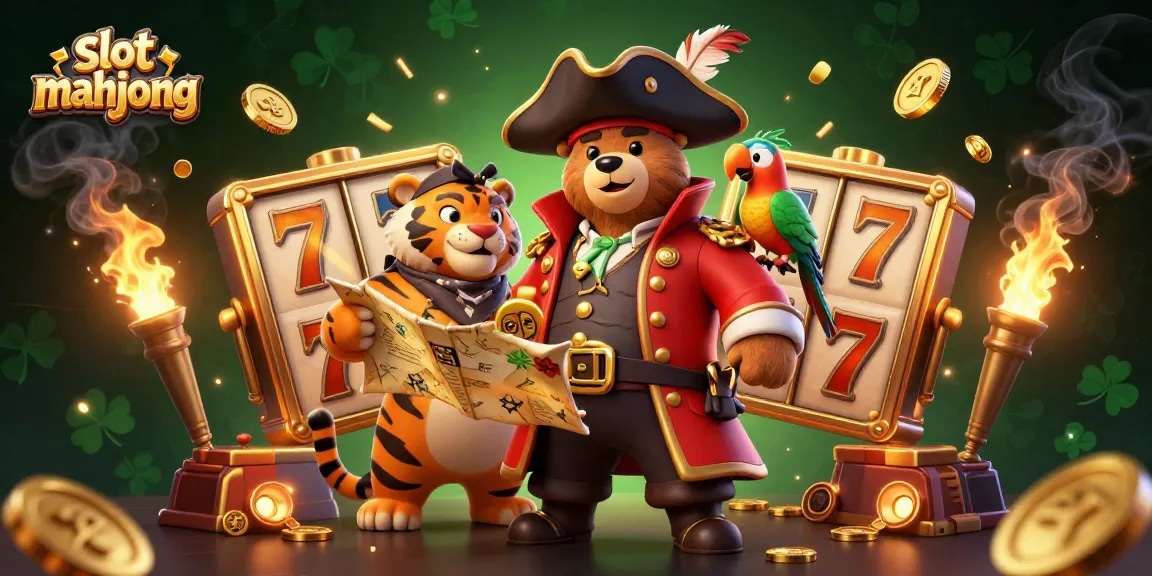 Experience the excitement of slot mahjong with vibrant characters and dynamic game elements.