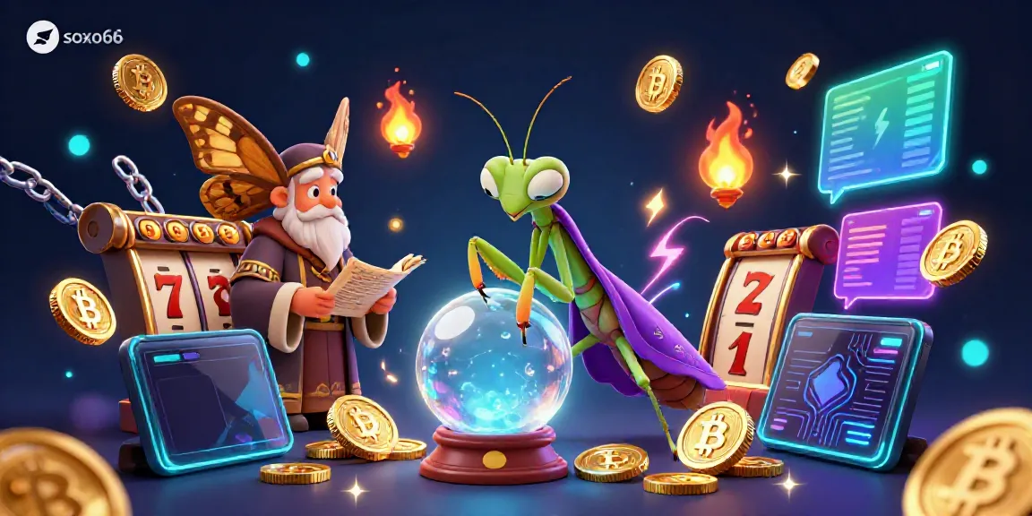 Experience thrilling jackpots with soxo66's exciting online gaming, featuring vibrant 3D characters and slot elements.