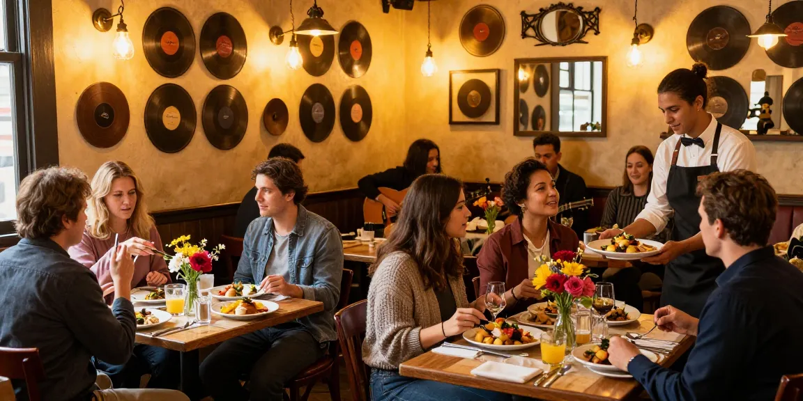 Delicious dining experience at a Richmond restaurant with antique decor and live music.