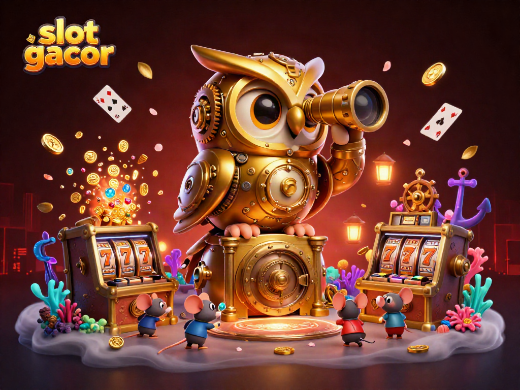 Menggandakan kesenangan dengan slot gacor, peri mesin dan koin emas menari di kasino digital
