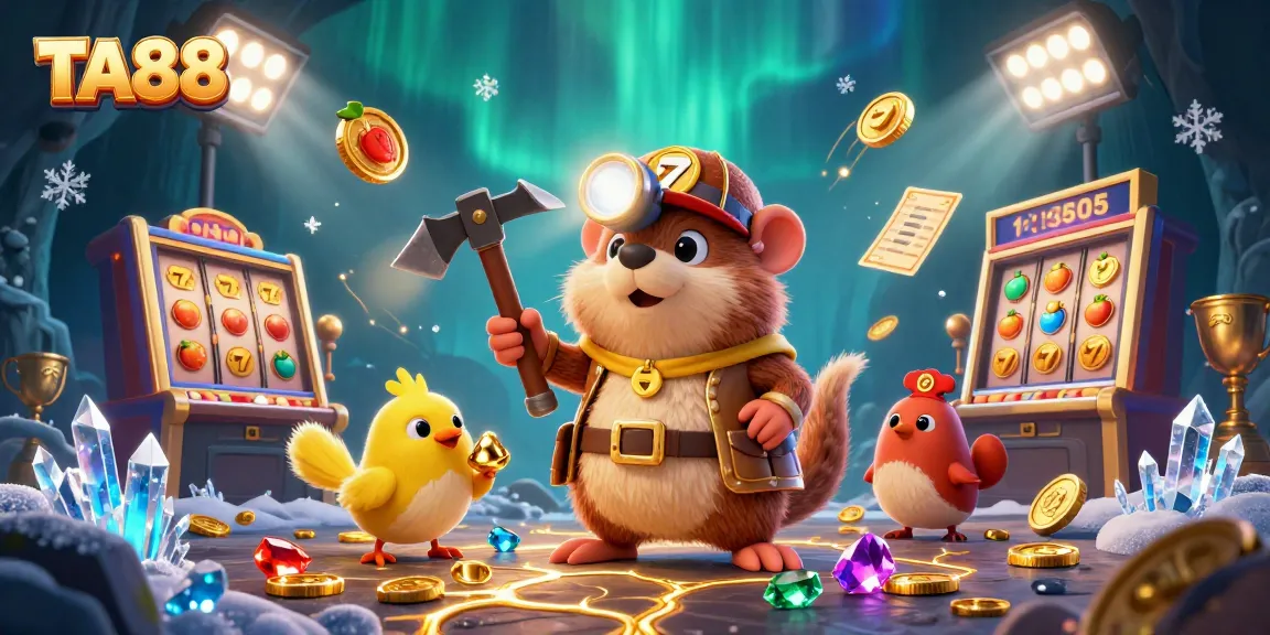 Engage in exciting gameplay at TA88 with vibrant slots and treasure-hunting characters.