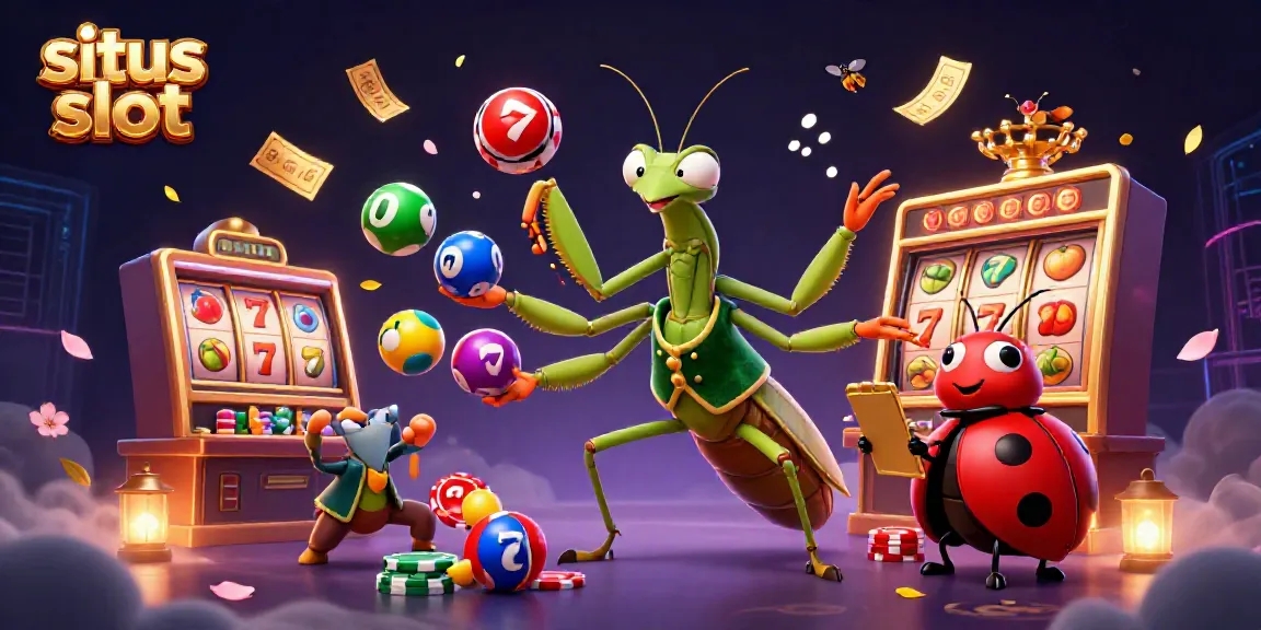 Situs slot scene showcasing vivid characters and dynamic elements in a vibrant casino atmosphere.