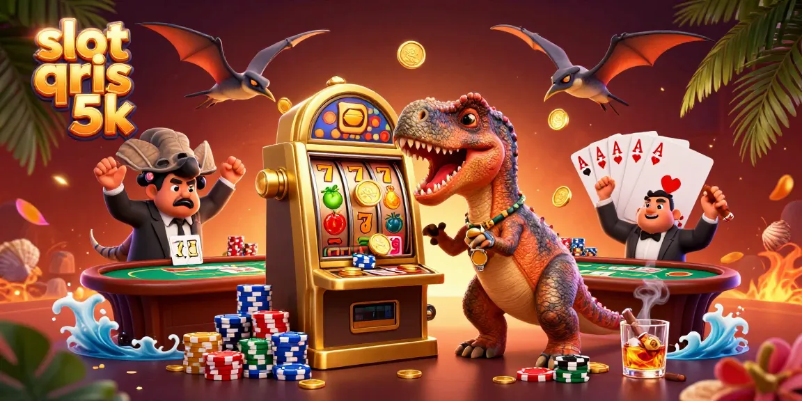 Experience thrilling gameplay at slot qris 5k with animated characters celebrating a jackpot win.