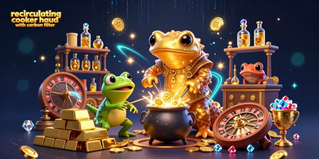 Engage with a recirculating cooker hood with carbon filter while a golden alchemist reveals winning strategies.