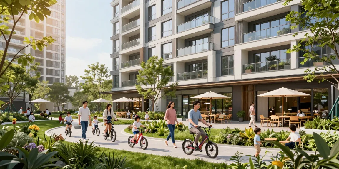 Dover Residences showcasing modern family living with vibrant community amenities and sleek architecture.