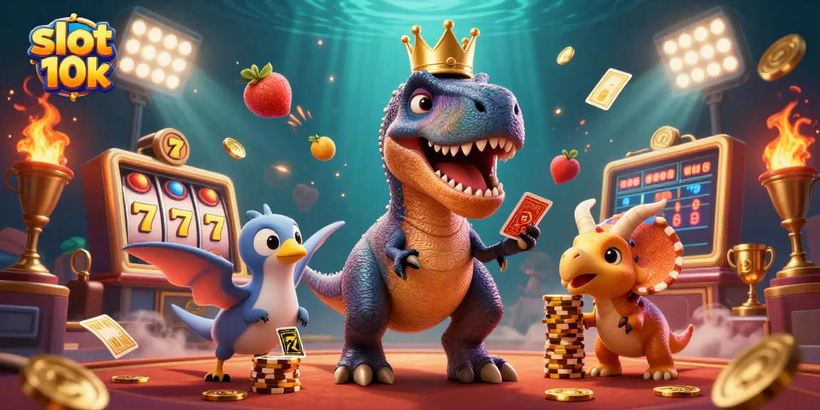 Engage with exciting slot 10k games featuring lucky 7s and jackpots in a dynamic casino scene.