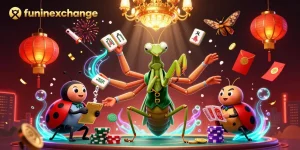 Experience exhilarating gameplay at funinexchange with engaging characters in a vibrant casino scene.