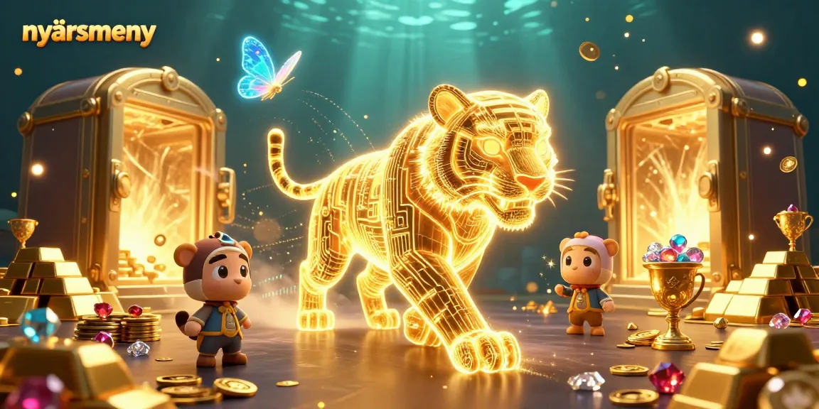 Experience thrilling gameplay with nyårsmeny-themed casino treasures and vibrant 3D visuals.