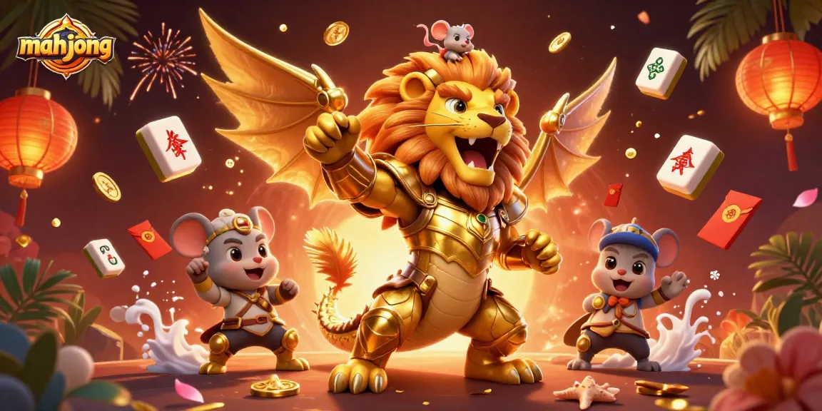 Experience the thrilling game of mahjong in a vibrant casino setting with dynamic visual effects.