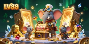 Spin the golden slot machine and win big at LV88 with exciting rewards and rich graphics.