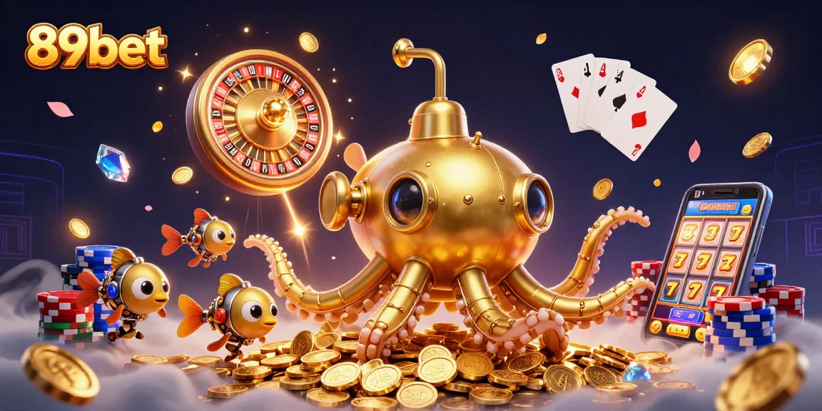 Bet big with 89bet while exploring a vibrant casino world of gold coins and treasures.