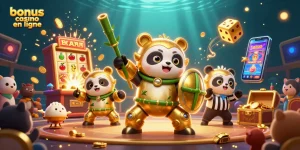 Gagnez avec le bonus casino en ligne dans une scène riche d'excitation et de jeux animés.