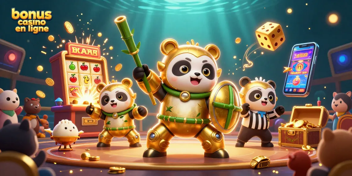 Gagnez avec le bonus casino en ligne dans une scène riche d'excitation et de jeux animés.