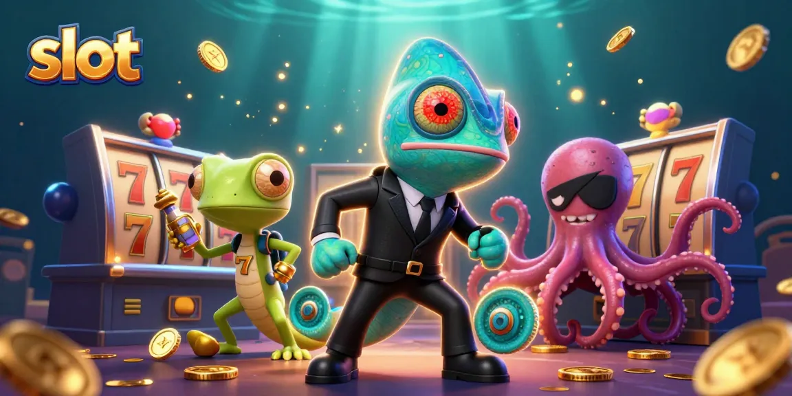 Menggoda slot dengan warna cerah dan karakter menarik dalam kasino virtual online.