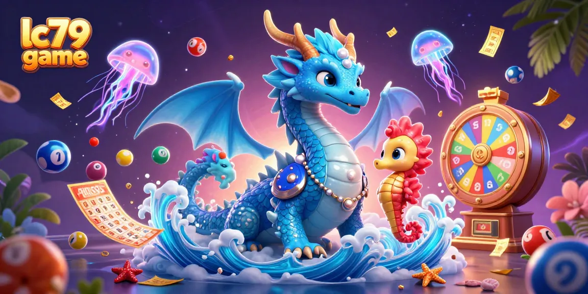 Bắn cá lc79 game thú vị với rồng nước và kỵ sĩ cá ngựa trong một khung cảnh rực rỡ