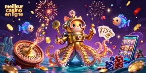 Plongez dans le meilleur casino en ligne avec un kraken, un chat plongeur et des poissons lumineux