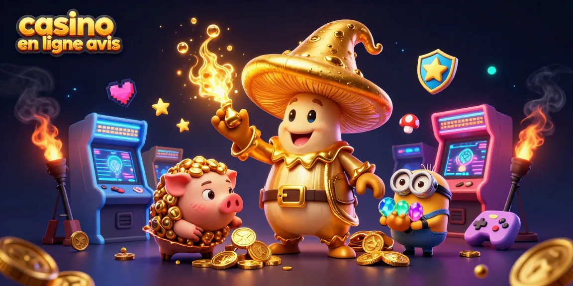 Avis sur les casinos en ligne : découvrez l'univers magique des jeux d'argent avec un champignon doré!