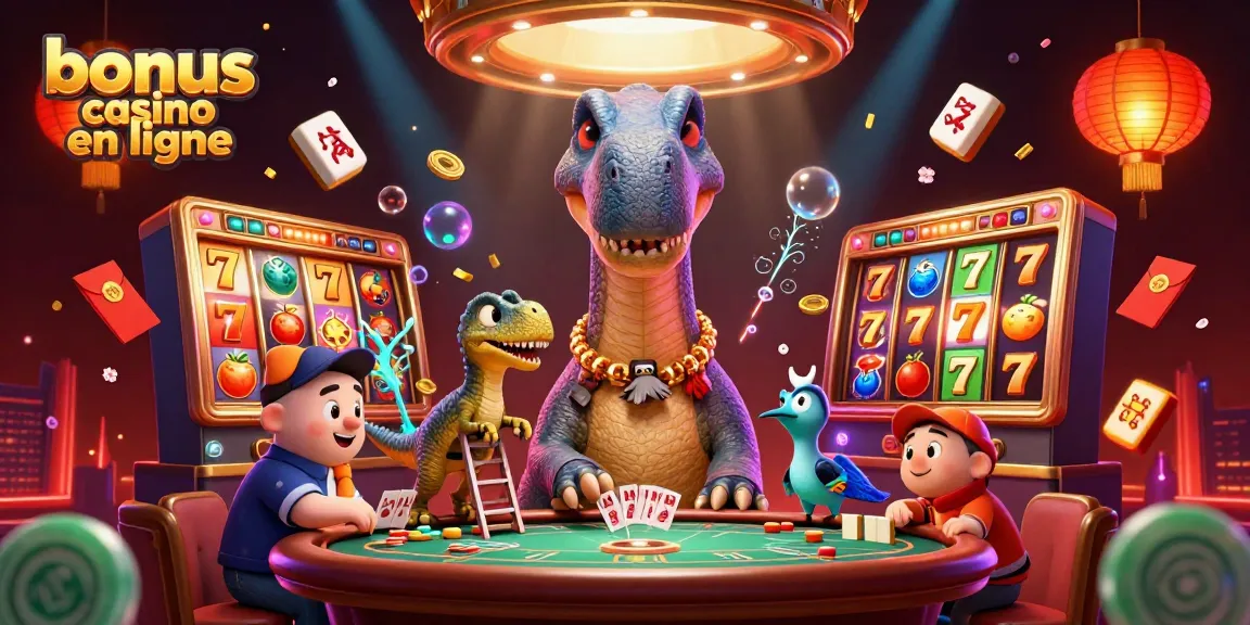 Vivez l'expérience avec bonus casino en ligne grâce à cette animation dynamique de jeu.